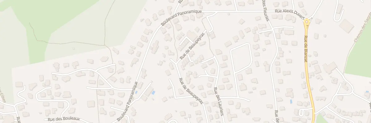 Plan du 154 Rue de Beaupeyras à Clermont-Ferrand