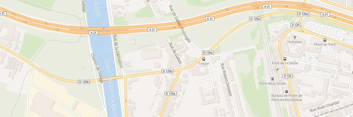 Plan du 3 Rue de Gabes à Flers-en-Escrebieux
