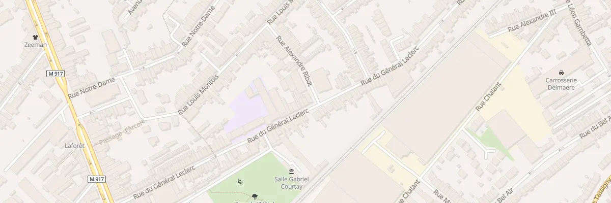 Plan du 91 Rue du Général Leclerc à Ronchin