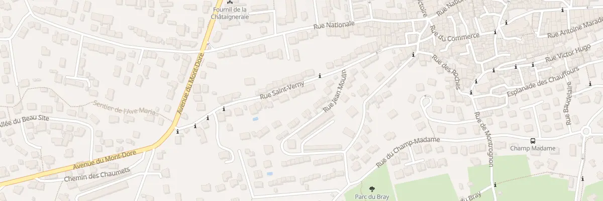 Plan du 21 Rue Saint-Verny à Beaumont