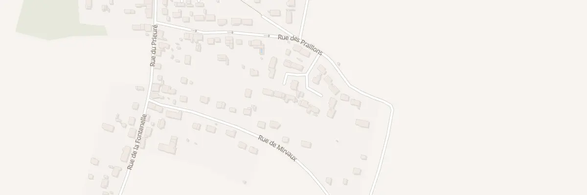 Plan du 36 Rue des Praillons à Pécy