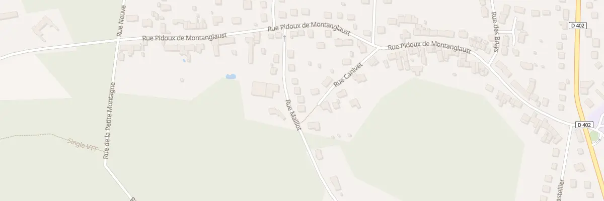 Plan du 74 Rue Maillot à Coulommiers