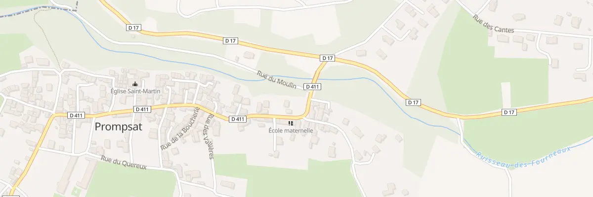 Plan du 2 Rue Étienne Clémentel à Prompsat