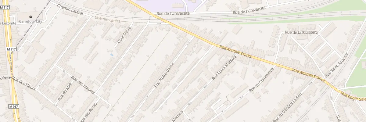 Plan du 112 Rue Notre Dame à Ronchin