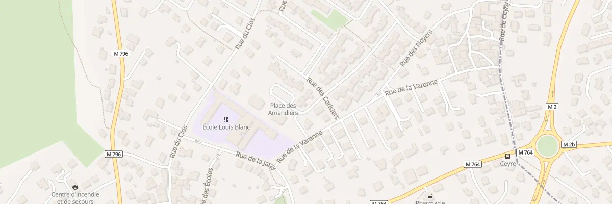 Plan du 39 Rue des Amandiers à Blanzat