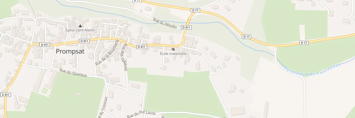 Plan du 1 Rue Étienne Clémentel à Prompsat