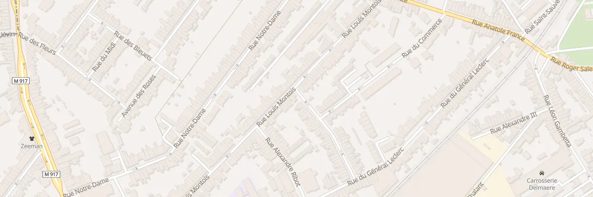 Plan du 100 Rue Louis Montois à Ronchin