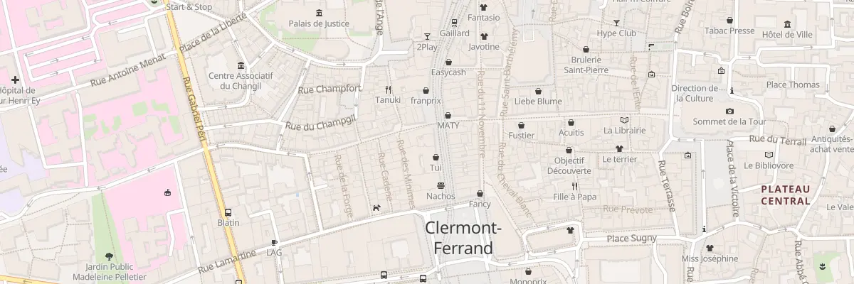 Plan du 38 Av des Etats-Unis à Clermont-Ferrand