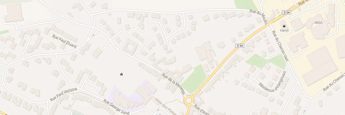 Plan du 14 Rue de la Monnette à Avelin