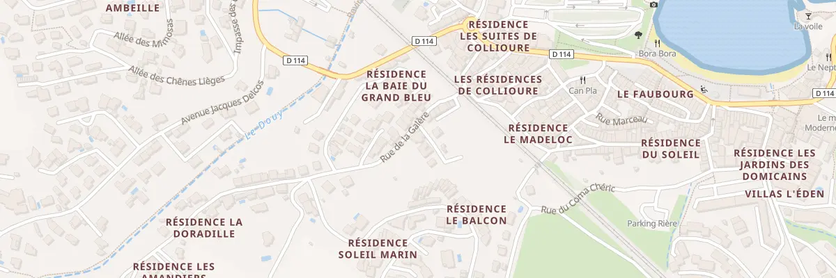 Plan du 13 Rue de la Galere à Collioure