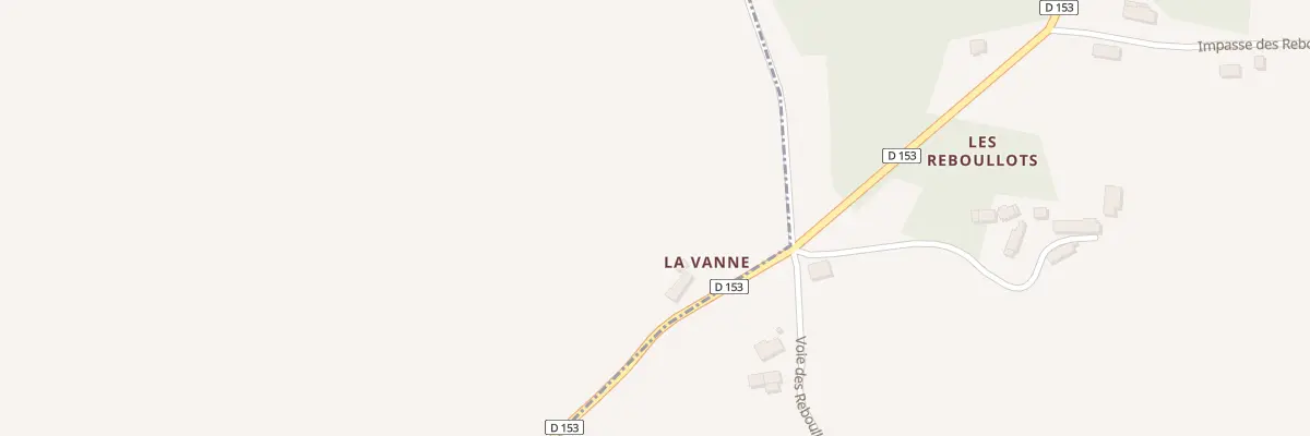 Plan du 1 La Vanne à Saint-Vérain