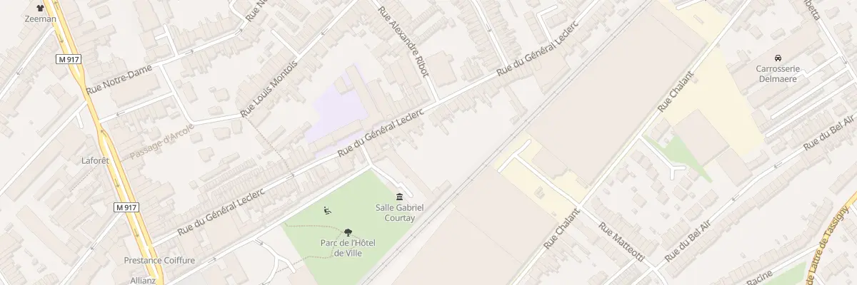 Plan du 70 Rue du Général Leclerc à Ronchin