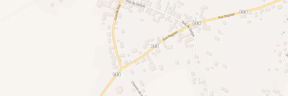 Plan du 7 Rue Régnier à Villeblevin