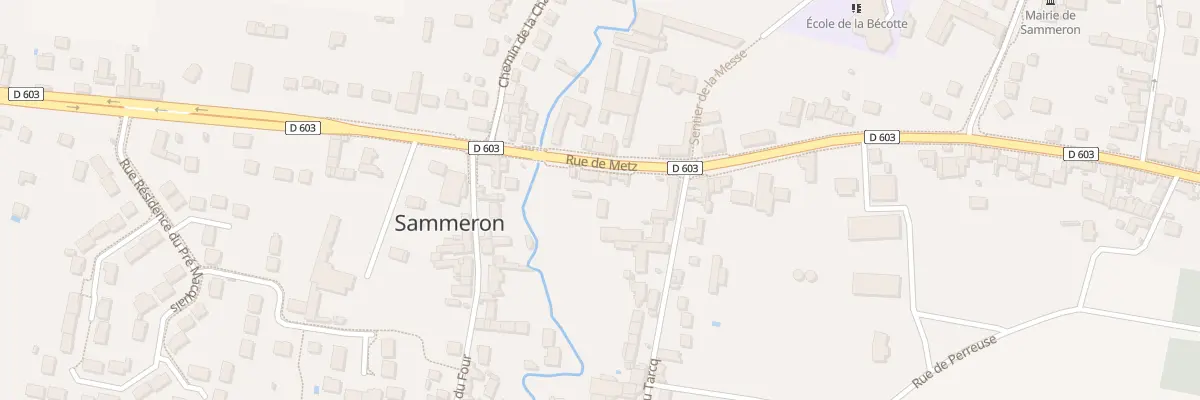 Plan du 61 Rue de Metz à Sammeron