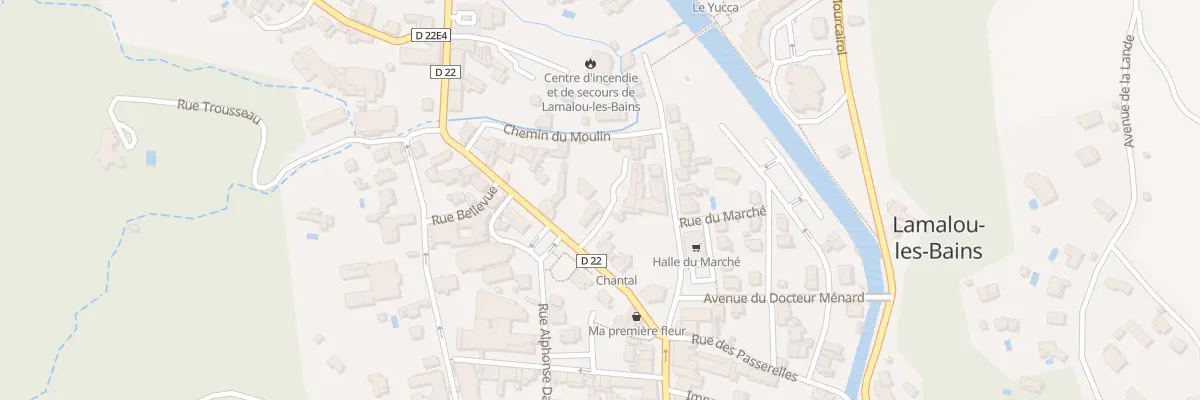 Plan du 6 Av de Capus à Lamalou-les-Bains