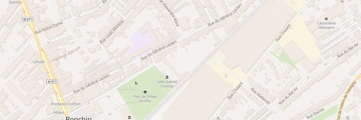 Plan du 68 Rue du Général Leclerc à Ronchin