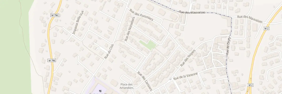 Plan du 34 Rue des Noisetiers à Blanzat