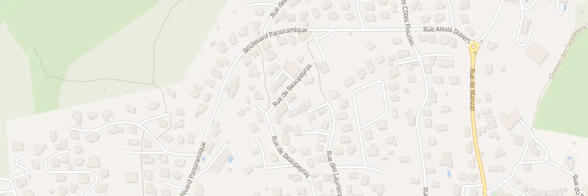 Plan du 164 Rue de Beaupeyras à Clermont-Ferrand
