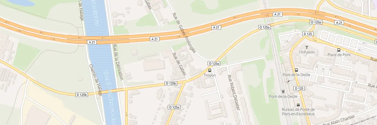 Plan du 4 Rue de Gabes à Flers-en-Escrebieux