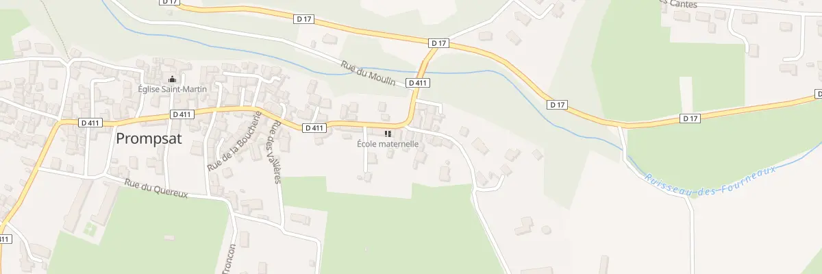 Plan du 2 Rue de la Source à Prompsat