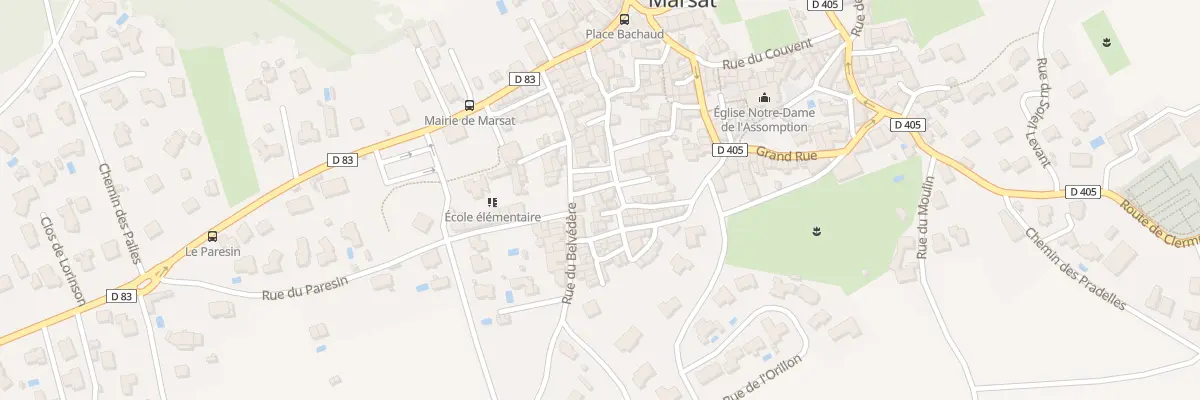 Plan du 3 Rue du Marronnier à Marsat