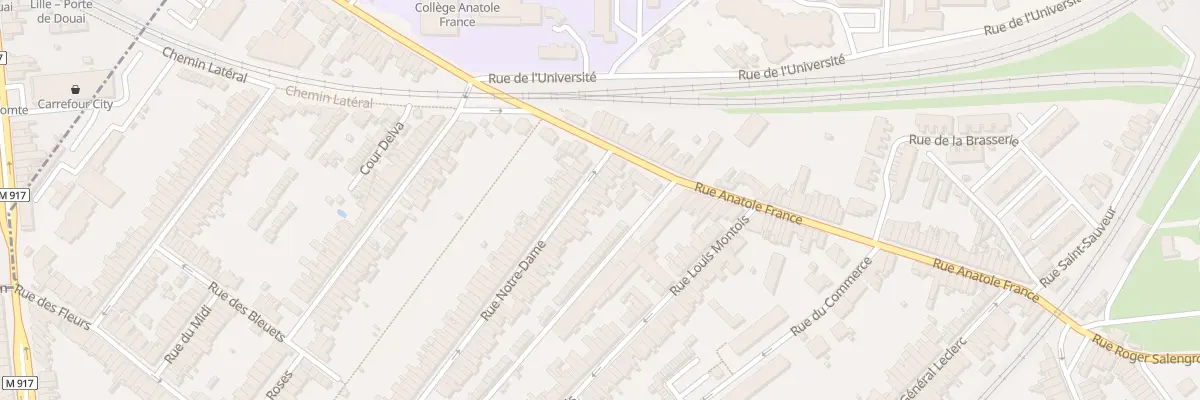 Plan du 122 Rue Notre Dame à Ronchin