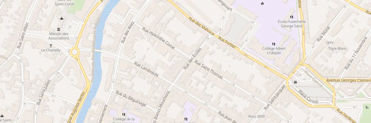 Plan du 59 Rue des Écoles à Douai