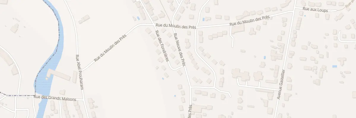 Plan du 2 Rue des Fondrières à Coulommiers
