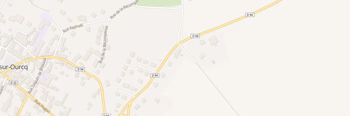 Plan du 52 Rue Montanglos à Crouy-sur-Ourcq