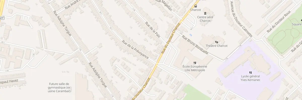 Plan du 97 Rue de la Prévoyance à Marcq-en-Barœul