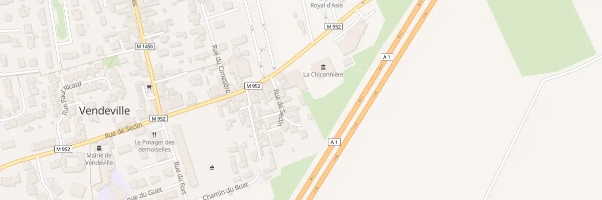 Plan du 7 Rue de Seclin à Vendeville