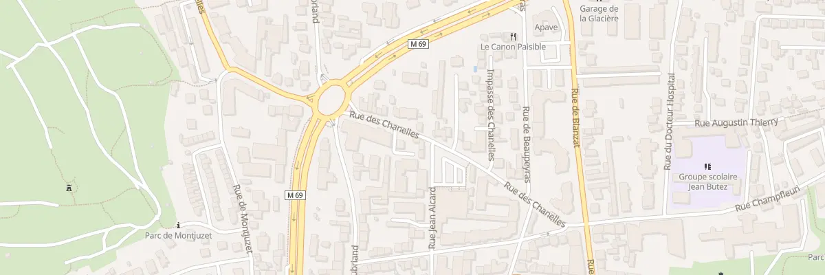Plan du 31 Rue des Chanelles à Clermont-Ferrand