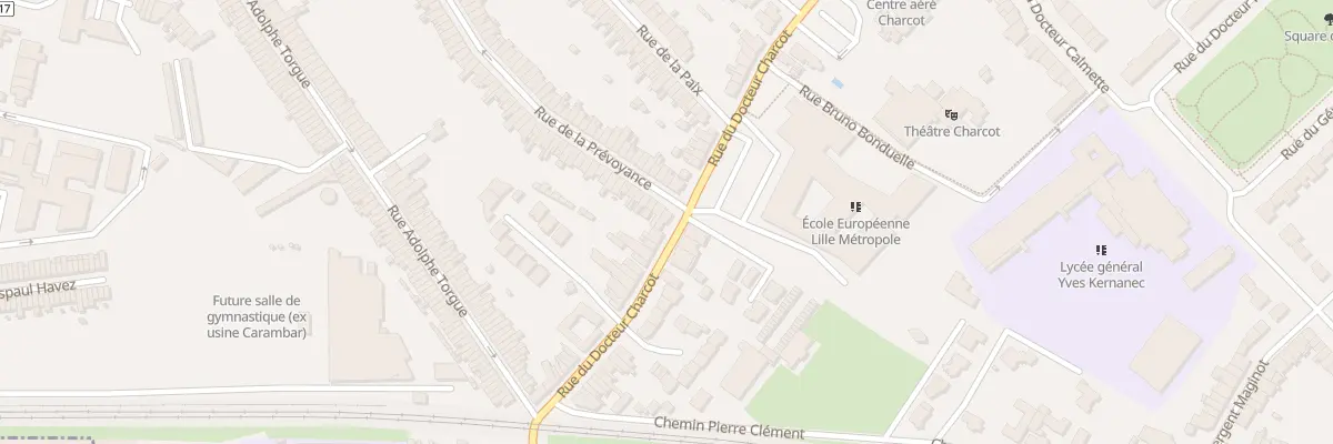 Plan du 110 Rue de la Prévoyance à Marcq-en-Barœul