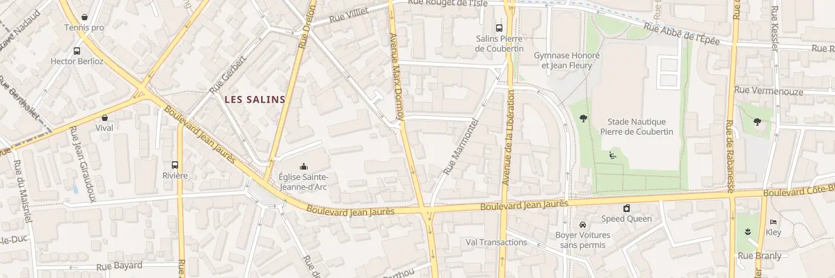 Plan du 23 Av Marx Dormoy à Clermont-Ferrand