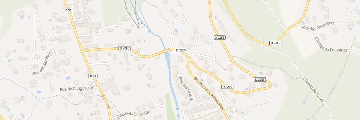 Plan du 8 Av de Bardejean à Lamalou-les-Bains