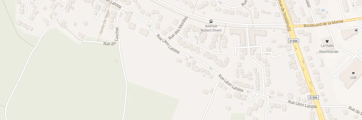 Plan du 44 Rue Leon Lahitte à Coulommiers