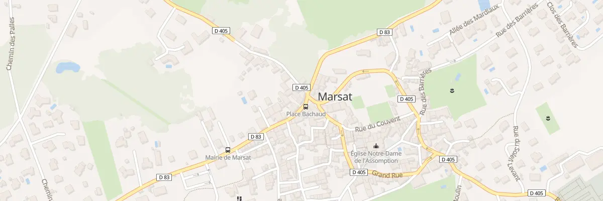 Plan du 3 Pl Francois Bachaud à Marsat