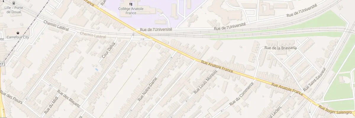 Plan du 130 Rue Notre Dame à Ronchin