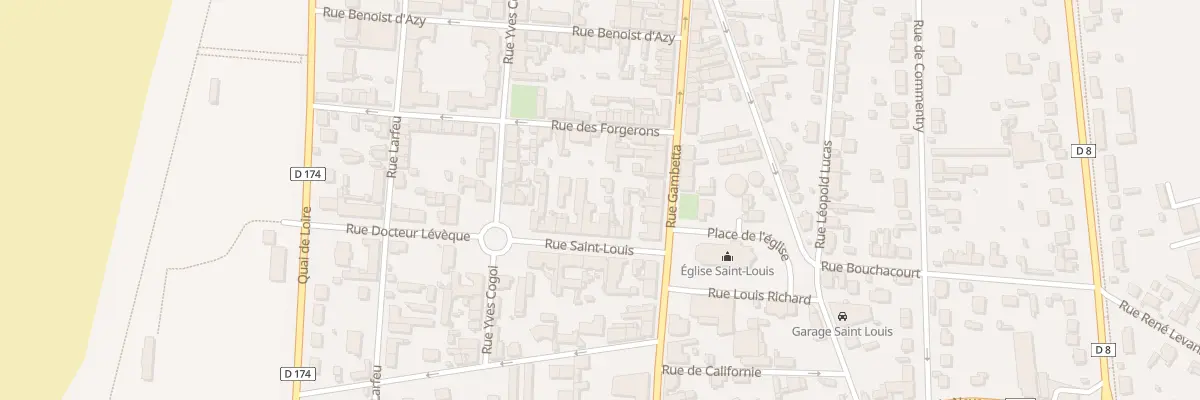 Plan du 8 Rue Saint Louis à Fourchambault
