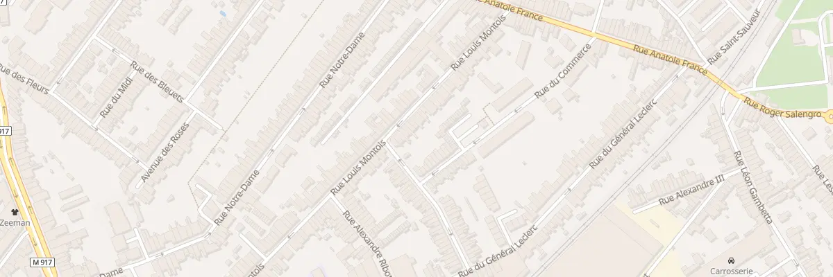 Plan du 110 Rue Louis Montois à Ronchin