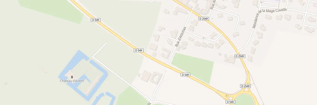 Plan du 22 Rue d’Attiches à Avelin
