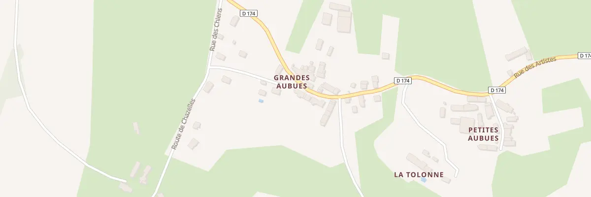 Plan du 39 Rue des Artistes à Chaulgnes