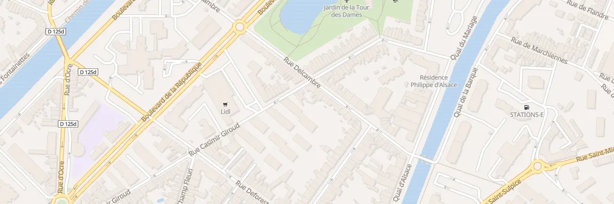 Plan du 374 Rue Giroud à Douai