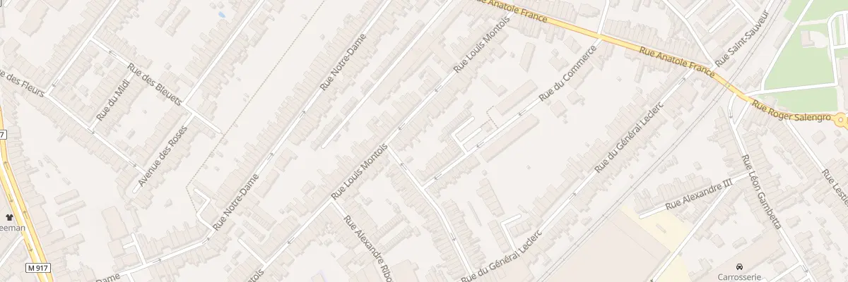 Plan du 112 Rue Louis Montois à Ronchin