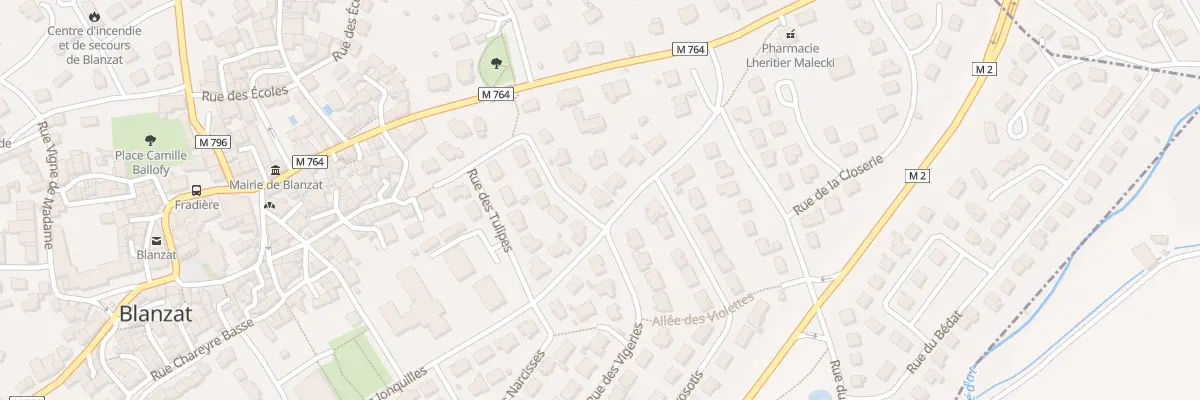 Plan du 591 Rue des Vigeries à Blanzat