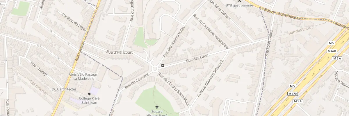Plan du 11 Rue des Eaux à Marcq-en-Barœul