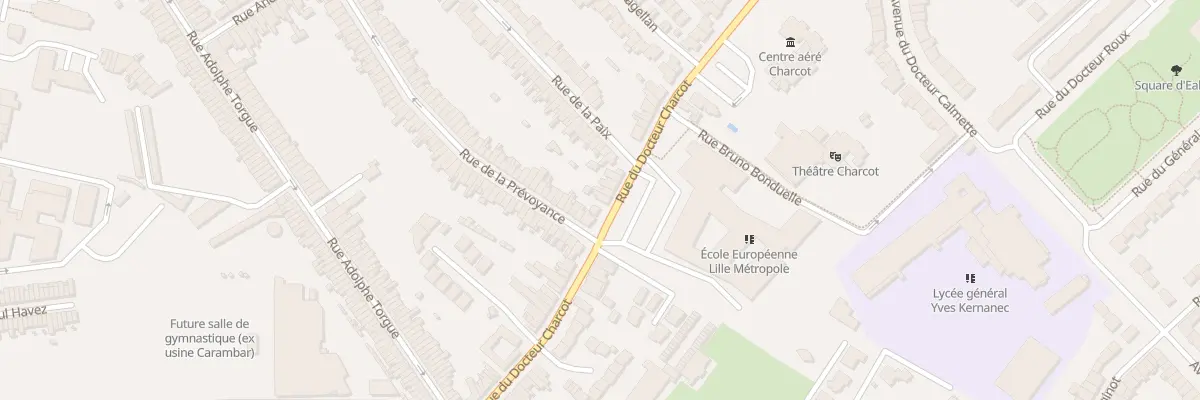 Plan du 65 Rue du Docteur Charcot à Marcq-en-Barœul