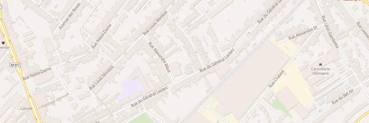 Plan du 111 Rue du Général Leclerc à Ronchin