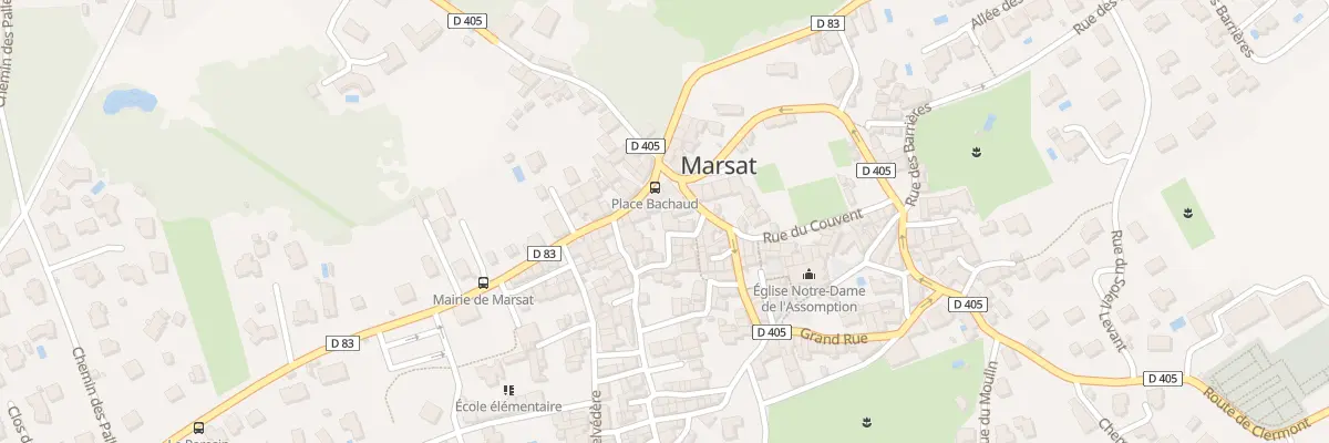 Plan du 1 Rue du Petit Coudet à Marsat