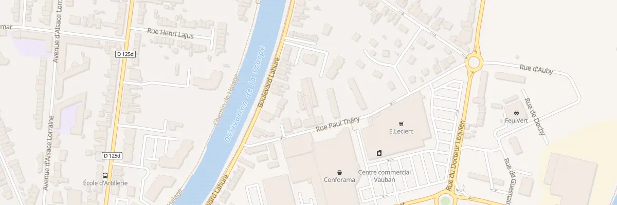 Plan du 252 Rue Paul Thery à Douai